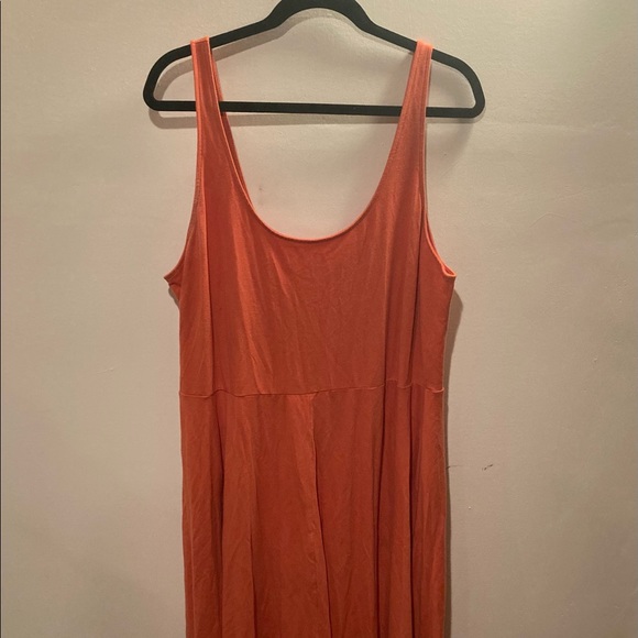 A New Day XXL Tangerine Orange scoop neck Dress - Picture 2 of 5